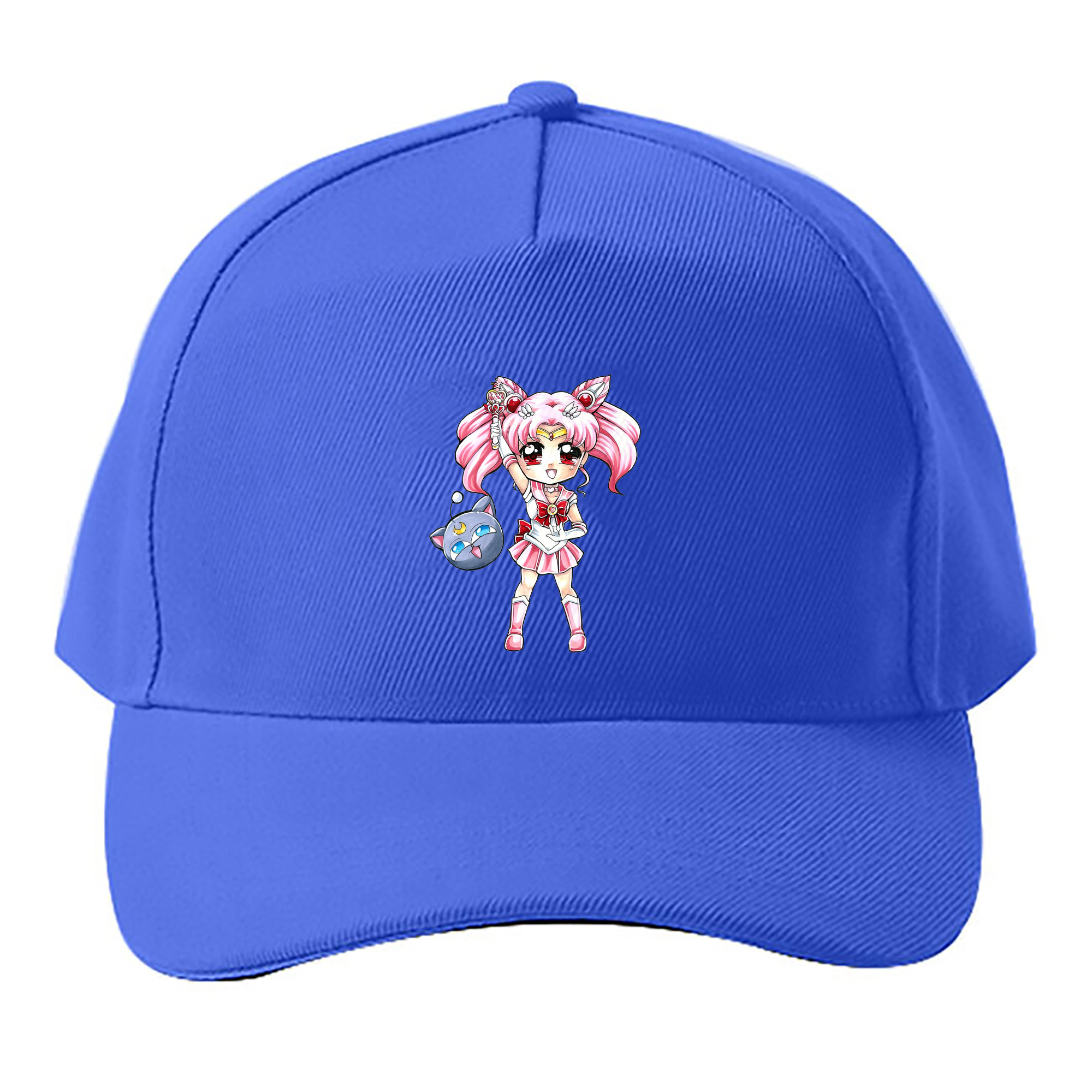 （画像用） 美少女戦士セーラームーン ちびうさ Sailor Moon Chibiusa Tsukino Usagi Small Lady Serenity ベースボールキャップ 綿100％ 男女兼用 帽子 スポーツ